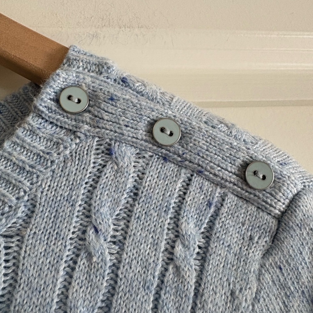 Talbots Women’s Pale Blue Sweater - Picture 4 of 5